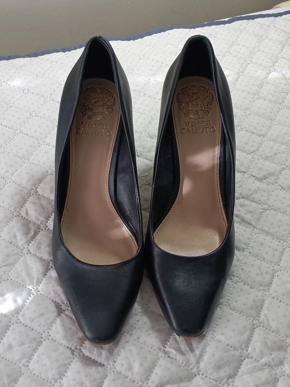 Vince Camuto Black Leather Shoes
